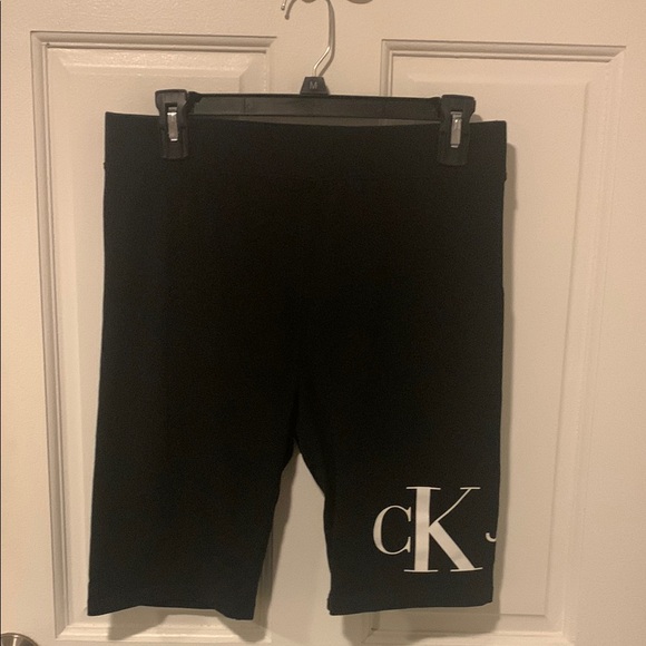 Calvin Klein Pants - Calvin Klein Black Athletic Shorts with Logo